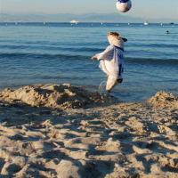 Beach Soccer au bord de la Méditerranée