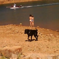 au bord d'un lac au Portugal