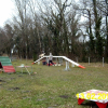 Alaska (4 ans et demi) en agility (descente de palissade) - St Julien de Beychevelle - Medoc - 13 fevrier 2010