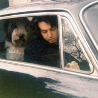 Marth' with Paul in car - 1968