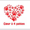 Logo de l'assocation Association Cœur à 4 pattes