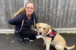 Illustration de l'article : Un couple "reconnaissant à vie" d'une clinique vétérinaire qui a sauvé la vue de leur chien