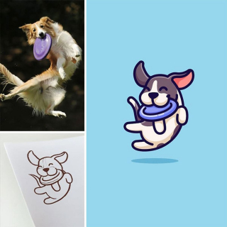 Illustration de l'article : Ces 20 jolies illustrations s'inspirent d'animaux de compagnie