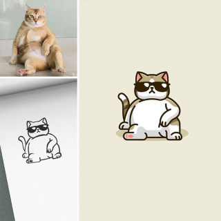 Illustration de l'article : Ces 20 jolies illustrations s'inspirent d'animaux de compagnie