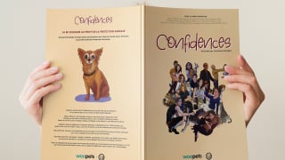 Illustration de l'article : Woopets reverse les 10 000 € de bénéfices de sa BD solidaire « Confidences » à l’association Action Protection Animale