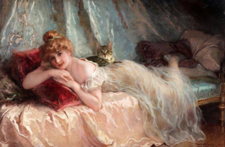 Illustration de l'article : 20 chats qui se sont incrustés dans des tableaux célèbres