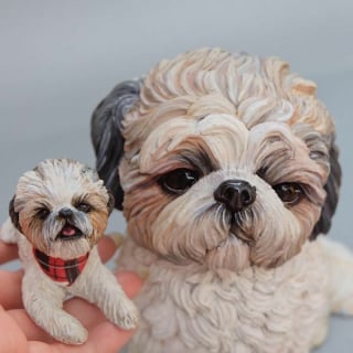 Illustration de l'article : 19 petites sculptures de chiens créées à partir d'argile polymère