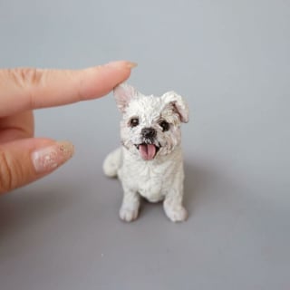 Illustration de l'article : 19 petites sculptures de chiens créées à partir d'argile polymère