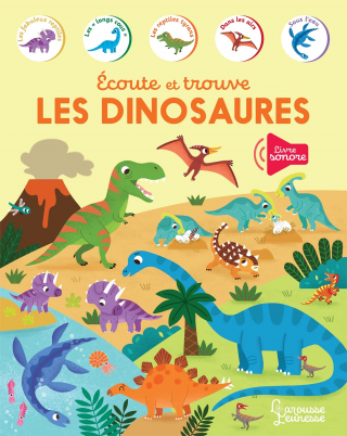 Illustration de l'article : Ces livres sonores magnifiquement illustrés invitent les tout-petits à découvrir les dinosaures et la ferme !