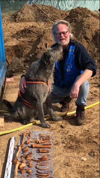 Illustration de l'article : L'odorat exceptionnel du canidé au service de l’histoire : rencontre avec les « chiens archéologues »