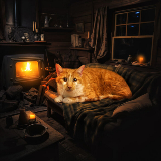 Illustration de l'article : 16 portraits de chats de refuge transformés par une photographe s'évertuant à créer le foyer de leurs rêves