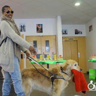 Illustration de l'article : « Grâce à Finlay, j’ai retrouvé la liberté » : une danseuse professionnelle atteinte d'un handicap visuel raconte l'histoire de son chien guide
