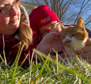 Illustration de l'article : Une femme offre le plus beau des adieux à son chat, qui vit ses dernières heures à ses côtés (vidéo)