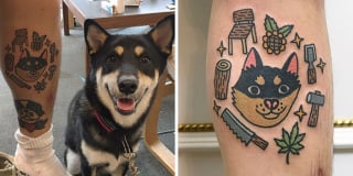 Illustration de l'article : 20 animaux de compagnie apparaissant dans des tatouages uniques en leur genre