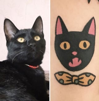 Illustration de l'article : 20 animaux de compagnie apparaissant dans des tatouages uniques en leur genre