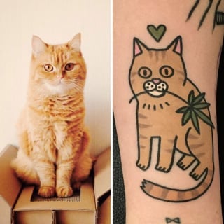 Illustration de l'article : 20 animaux de compagnie apparaissant dans des tatouages uniques en leur genre