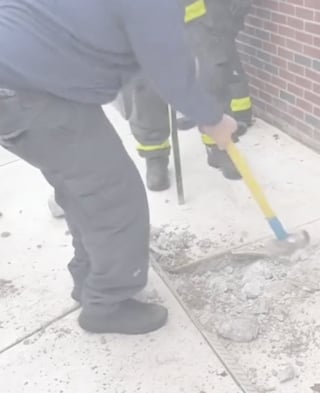 Illustration de l'article : Des pompiers se mobilisent pour aller à la rencontre d’un chat coincé dans les fondations d’une maison (vidéo)