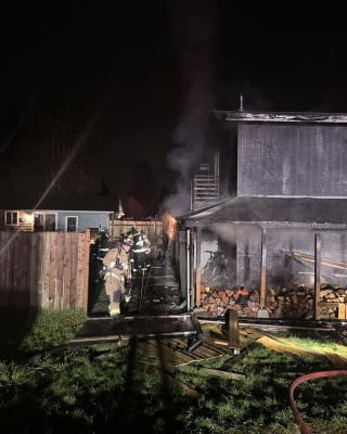 Illustration de l'article : Alors qu’un incendie se déclare chez son voisin, cette chienne croisée Labrador/Berger Australien a une réaction héroïque