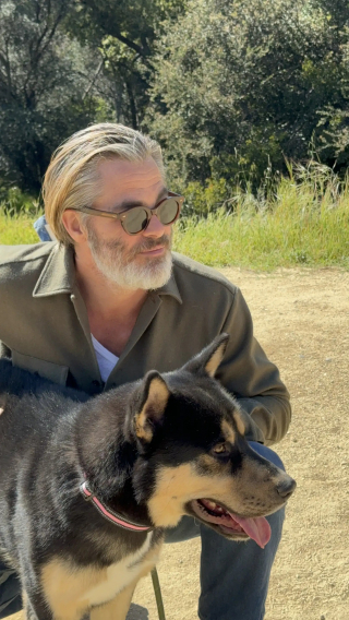 Illustration de l'article : L'acteur Chris Pine ouvre les portes de son foyer à 2 chiens de refuge pour les aider à prendre un nouveau départ