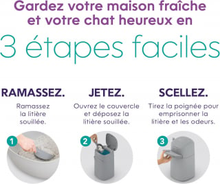 Illustration de l'article : Mettez fin aux mauvaises odeurs et gardez un air sain à l'intérieur de votre domicile grâce à la poubelle à litière Easy Roll de Litter Genie®