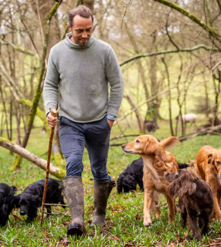 Illustration de l'article : James Middleton, le frère de la princesse de Galles, Kate Middleton, rend hommage à Ella, la chienne qui lui a sauvé la vie (vidéo)