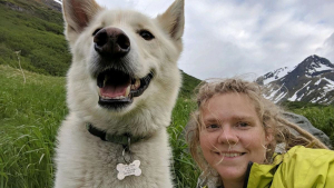 Illustration : Un chien sauve une randonneuse blessée près d'une rivière en Alaska !