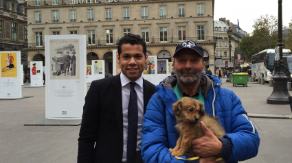 Illustration : Le chien volé par l'association Cause Animale Nord rendu au SDF !