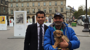 Illustration : "Le chien volé par l'association Cause Animale Nord rendu au SDF !"