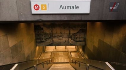 Illustration : Belgique : Des policiers attaqués par un chien dans une station de métro à Anderlecht