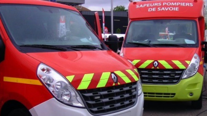 Illustration : Un chien secouru par les pompiers lors d’un début d’incendie en Savoie