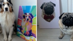 Illustration : Animojo sort une nouvelle collection de portraits personnalisés pour votre animal façon Cartoon ou Pop Art