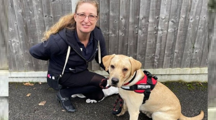 Illustration : Un couple "reconnaissant à vie" d'une clinique vétérinaire qui a sauvé la vue de leur chien