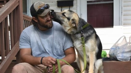 Illustration : Un chien d'assistance rencontre son ami pour la vie, un ancien militaire, grâce à une association