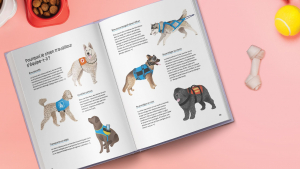 Illustration : Gardes du corps, messagers, secouristes... découvrez les « Jobs de wouf » de nos amis les chiens dans ce livre joliment illustré !