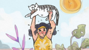 Illustration : 15 dessins illustrant avec poésie et humour ce qu'était la vie avec un chat pendant le confinement