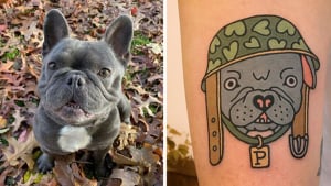 Illustration : 20 animaux de compagnie apparaissant dans des tatouages uniques en leur genre