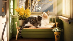 Illustration : 16 portraits de chats de refuge transformés par une photographe s'évertuant à créer le foyer de leurs rêves