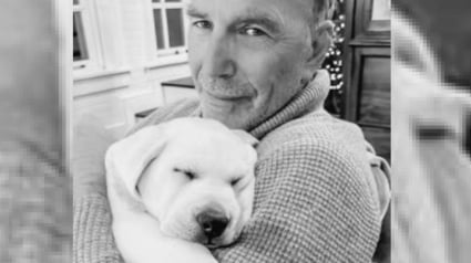 Illustration : L'acteur Kevin Costner est "déjà amoureux" de son adorable chiot qu'il présente à ses fans tout aussi conquis