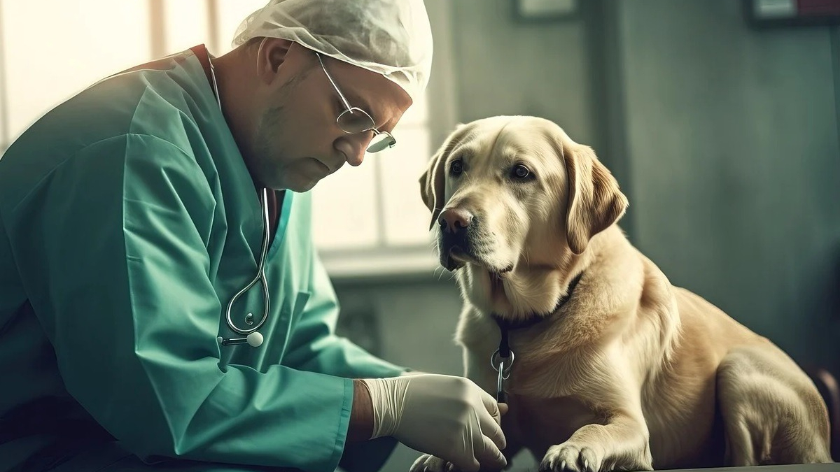 Illustration : "Santévet, l'assurance santé animale recommandée par 97% des vétérinaires français"