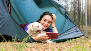 Illustration : Partir en vacances au camping avec votre chien, nos conseils pour un séjour réussi