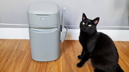 Illustration : Woopets a testé la poubelle à litière pour chats Easy Roll de Litter Genie