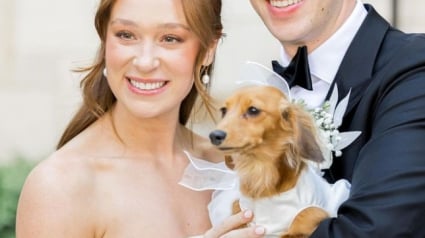 Illustration : Une mariée surprend son futur époux en intégrant leur chienne adorée dans un moment clé de la cérémonie du mariage