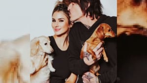 Illustration : La femme du rockeur Tommy Lee sauve leur chien alors qu'il était sur le point d'être enlevé par un coyote (vidéo)